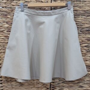 Vivienne Tam Khaki Tan Cotton Mini Circle Skirt Size 4